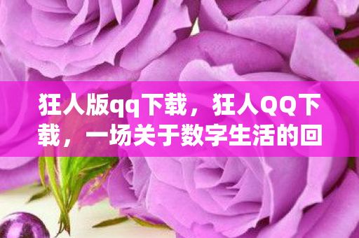 狂人版qq下载，狂人QQ下载，一场关于数字生活的回忆与探索