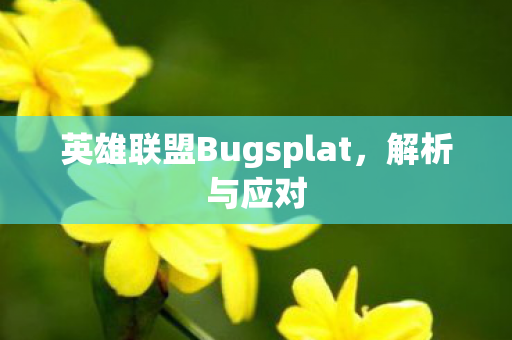英雄联盟Bugsplat，解析与应对