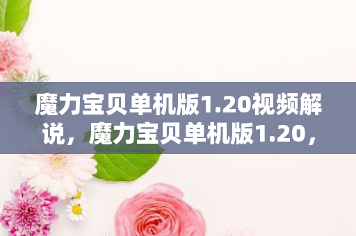 魔力宝贝单机版1.20视频解说，魔力宝贝单机版1.20，怀旧经典，重温童年