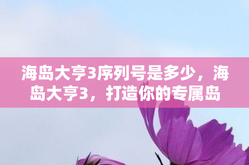 海岛大亨3序列号是多少，海岛大亨3，打造你的专属岛屿王国