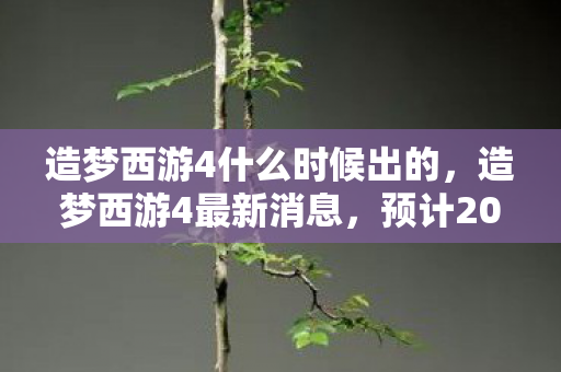 造梦西游4什么时候出的，造梦西游4最新消息，预计2023年秋季上线！