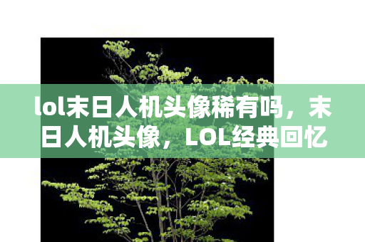 lol末日人机头像稀有吗，末日人机头像，LOL经典回忆的再现