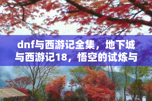 dnf与西游记全集，地下城与西游记18，悟空的试炼与觉醒