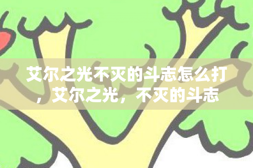 艾尔之光不灭的斗志怎么打，艾尔之光，不灭的斗志