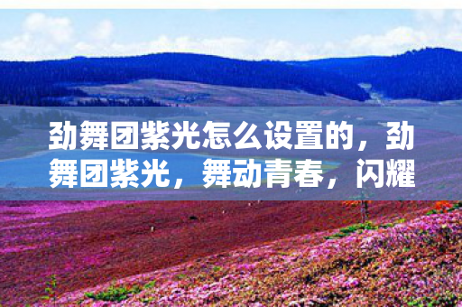 劲舞团紫光怎么设置的,劲舞团紫光,舞动青春,闪耀回忆 劲舞团紫光怎么设置的,劲舞团紫光,舞动青春,闪耀回忆