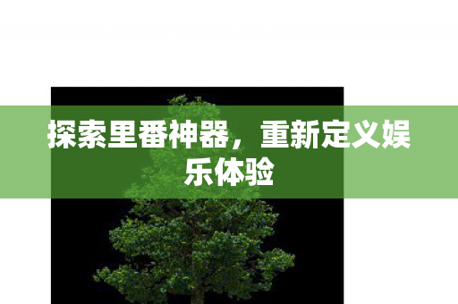 探索里番神器,重新定义娱乐体验 探索里番神器,重新定义娱乐体验