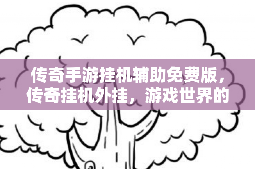 传奇手游挂机辅助免费版，传奇挂机外挂，游戏世界的灰色阴影