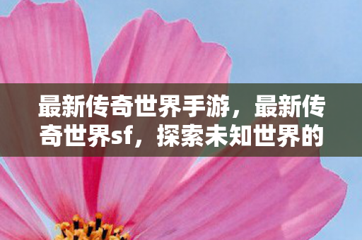 最新传奇世界手游，最新传奇世界sf，探索未知世界的奇妙之旅