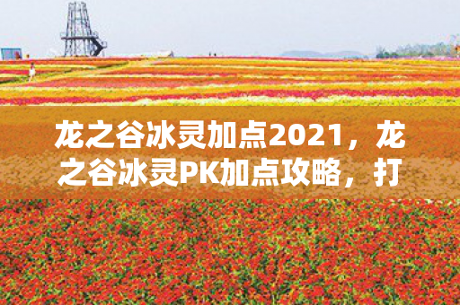 龙之谷冰灵加点2021，龙之谷冰灵PK加点攻略，打造无敌冰灵，称霸竞技场！
