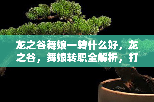 龙之谷舞娘一转什么好，龙之谷，舞娘转职全解析，打造最强输出角色