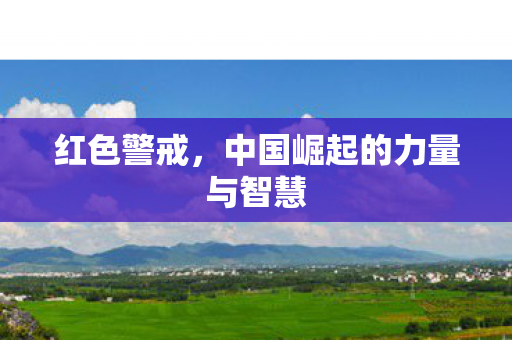 红色警戒，中国崛起的力量与智慧