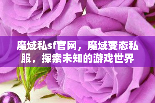 魔域私sf官网,魔域变态私服,探索未知的游戏世界 魔域私sf官网,魔域变态私服,探索未知的游戏世界