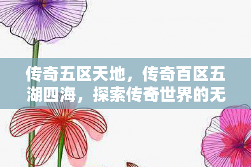 传奇五区天地，传奇百区五湖四海，探索传奇世界的无限可能
