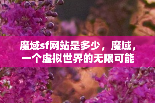 魔域sf网站是多少,魔域,一个虚拟世界的无限可能 魔域sf网站是多少,魔域,一个虚拟世界的无限可能