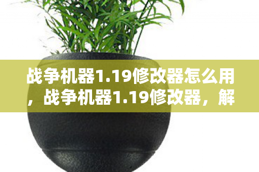 战争机器1.19修改器怎么用，战争机器1.19修改器，解锁无限可能的战斗体验