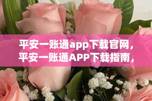 平安一账通app下载官网，平安一账通APP下载指南，便捷管理，安全无忧