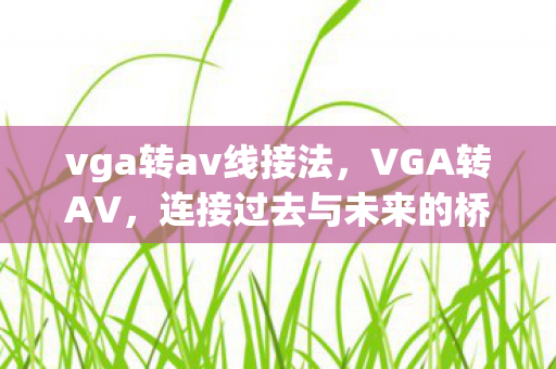 vga转av线接法，VGA转AV，连接过去与未来的桥梁