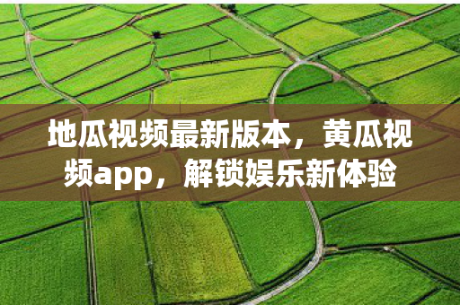 地瓜视频最新版本，黄瓜视频app，解锁娱乐新体验