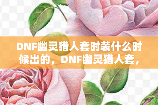 DNF幽灵猎人套时装什么时候出的,DNF幽灵猎人套,打造最强战斗力的必备装备 DNF幽灵猎人套时装什么时候出的,DNF幽灵猎人套,打造最强战斗力的必备装备