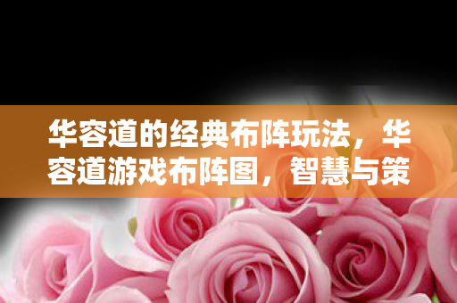 华容道的经典布阵玩法，华容道游戏布阵图，智慧与策略的较量