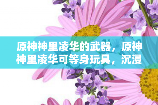原神神里凌华的武器，原神神里凌华可等身玩具，沉浸式体验与收藏价值