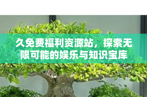 久免费福利资源站,探索无限可能的娱乐与知识宝库 久免费福利资源站,探索无限可能的娱乐与知识宝库