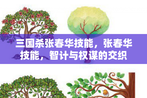 三国杀张春华技能，张春华技能，智计与权谋的交织