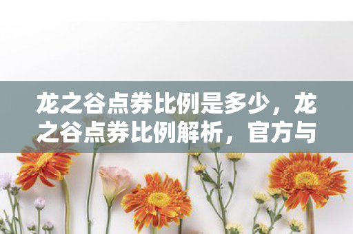 龙之谷点券比例是多少，龙之谷点券比例解析，官方与市场的博弈