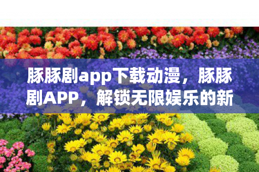 豚豚剧app下载动漫，豚豚剧APP，解锁无限娱乐的新选择
