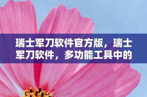 瑞士军刀软件官方版，瑞士军刀软件，多功能工具中的佼佼者