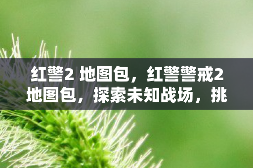 红警2 地图包，红警警戒2地图包，探索未知战场，挑战无限可能