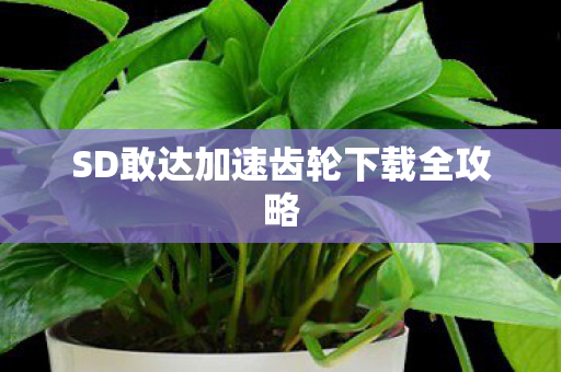 SD敢达加速齿轮下载全攻略