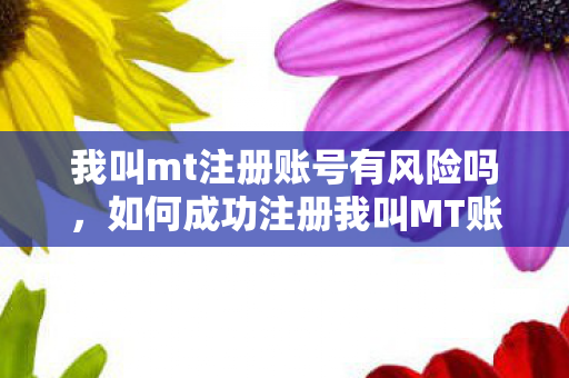 我叫mt注册账号有风险吗，如何成功注册我叫MT账号？