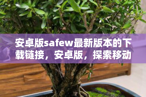 安卓版safew最新版本的下载链接，安卓版，探索移动游戏的无限可能