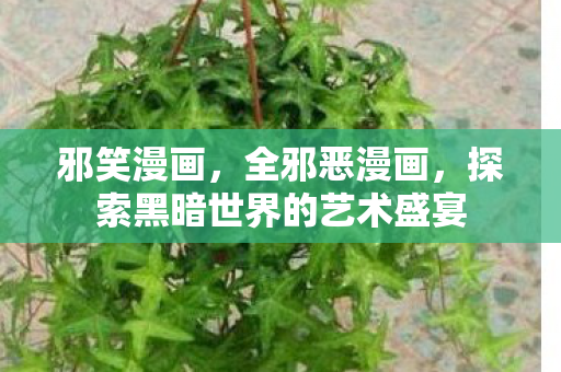 邪笑漫画，全邪恶漫画，探索黑暗世界的艺术盛宴