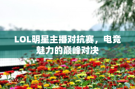 LOL明星主播对抗赛，电竞魅力的巅峰对决