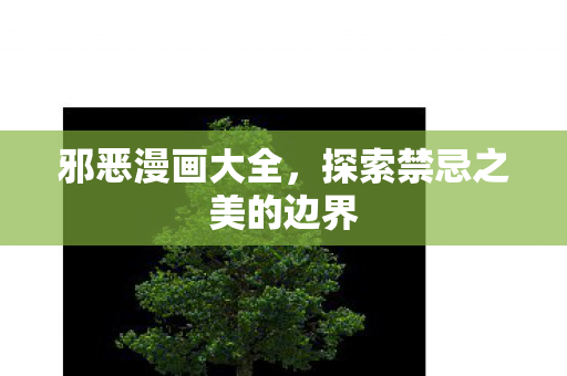 邪恶漫画大全，探索禁忌之美的边界