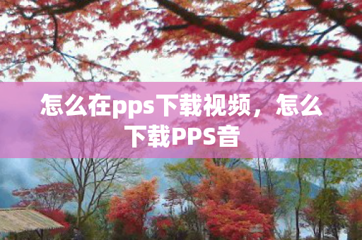 怎么在pps下载视频,怎么下载PPS音 怎么在pps下载视频,怎么下载PPS音