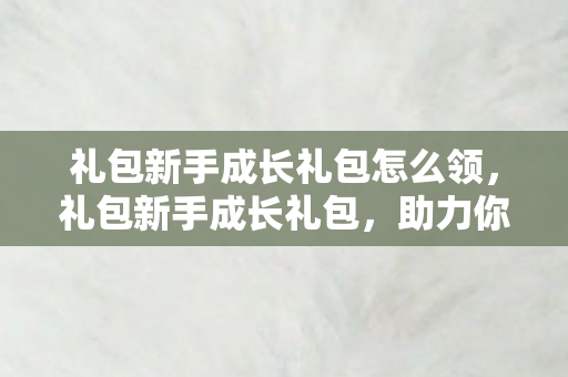 礼包新手成长礼包怎么领，礼包新手成长礼包，助力你的游戏之旅
