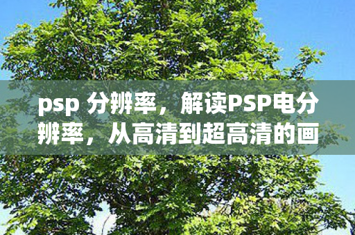 psp 分辨率，解读PSP电分辨率，从高清到超高清的画质飞跃