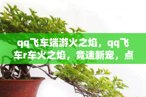 qq飞车端游火之焰，qq飞车r车火之焰，竞速新宠，点燃赛道激情