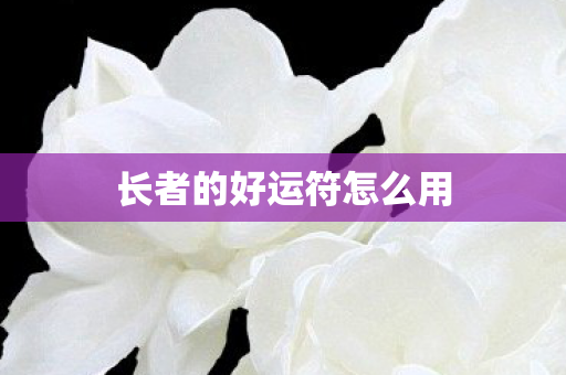 长者的好运符怎么用