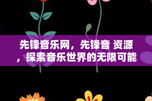 先锋音乐网，先锋音 资源，探索音乐世界的无限可能