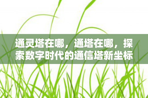 通灵塔在哪,通塔在哪,探索数字时代的通信塔新坐标 通灵塔在哪,通塔在哪,探索数字时代的通信塔新坐标