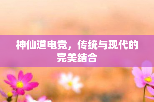 神仙道电竞，传统与现代的完美结合