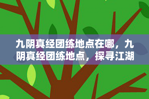 九阴真经团练地点在哪，九阴真经团练地点，探寻江湖中的修炼圣地