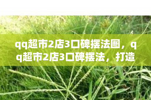 qq超市2店3口碑摆法图，qq超市2店3口碑摆法，打造卓越顾客体验的关键