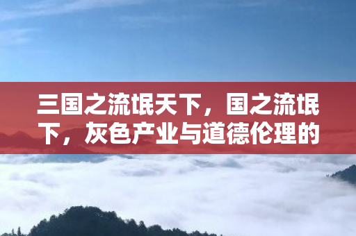 三国之流氓天下，国之流氓下，灰色产业与道德伦理的博弈