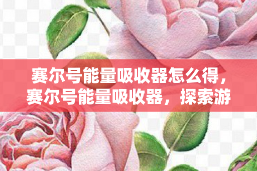 赛尔号能量吸收器怎么得，赛尔号能量吸收器，探索游戏内资源管理的奥秘