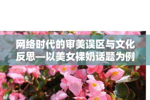 网络时代的审美误区与文化反思—以美女裸奶话题为例